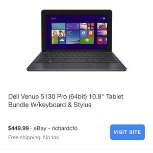 Dell Tablet laptop